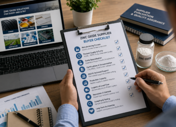 Choosing the Right Zinc Oxide Supplier in India: A Practical Buyer’s Checklist