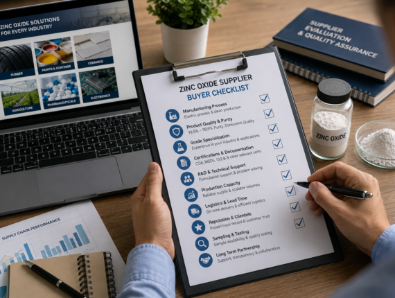 Choosing the Right Zinc Oxide Supplier in India: A Practical Buyer’s Checklist