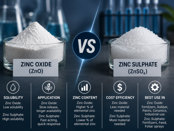 Zinc Oxide vs Zinc Sulphate: Which Zinc Source Is Right for Your Application?